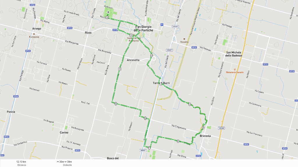 Percorso Marcia sul graticolato romano 2024 12 km - medio